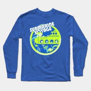 Submarine Voyage (neon colors) Long Sleeve T-Shirt